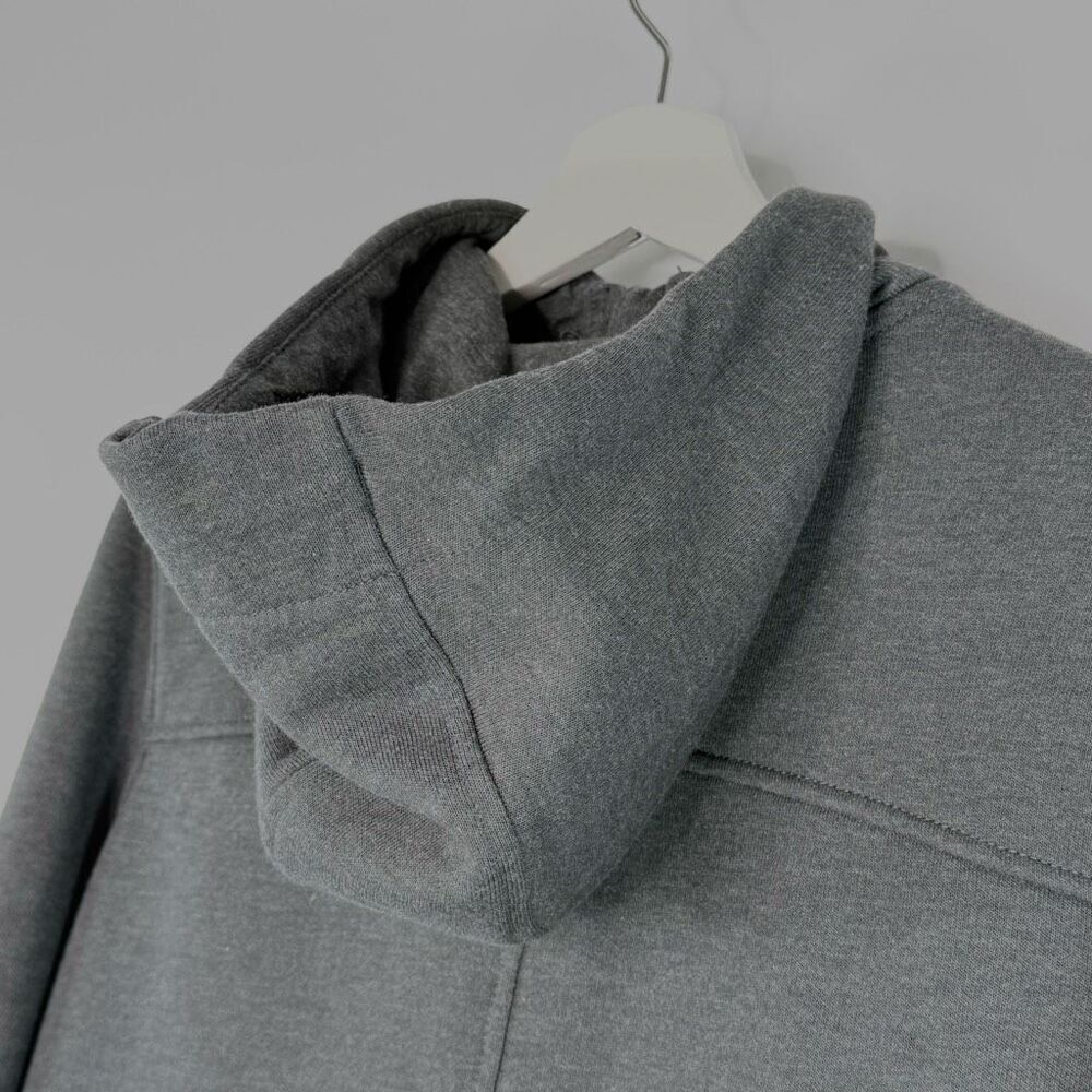 Carhartt Relaxed Fit Lined Full Zip Charcoal Gray Hi Lo Hoodie - Women’s US S (4 - Picture 6 of 12